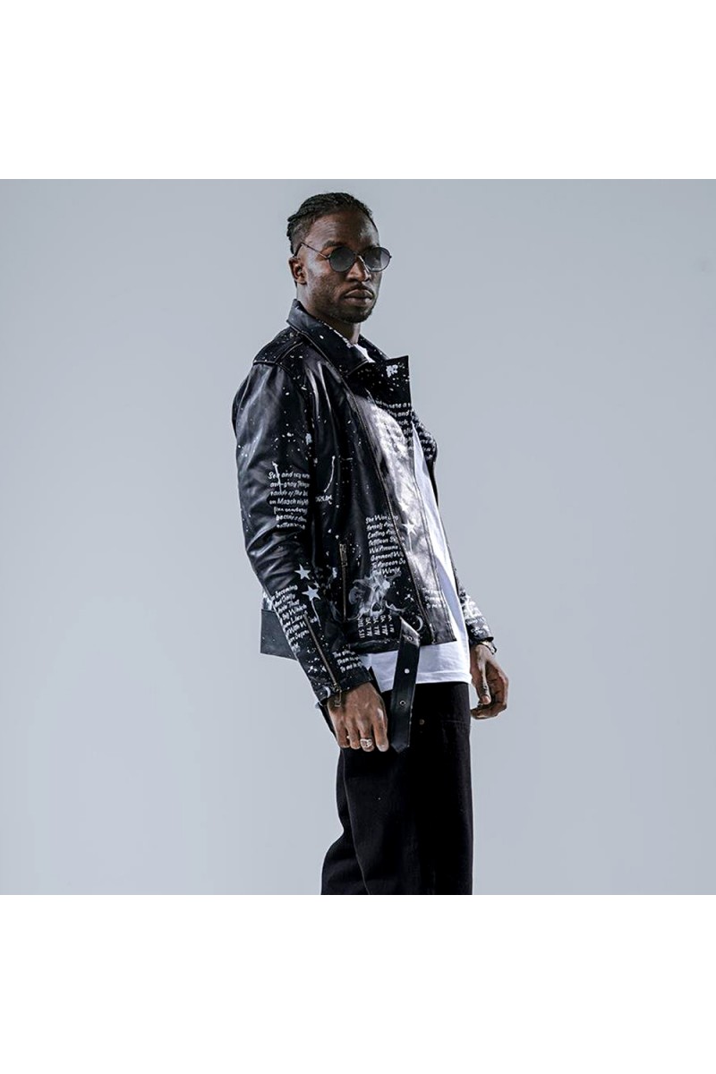 Mens Varsity Jackets - Best Start Biker - Black