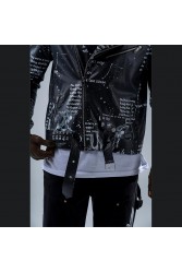 Mens Varsity Jackets - Best Start Biker - Black