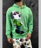 Mens Sweatshirt - Gangsta Snoopy - Green