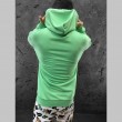 Mens Sweatshirt - Gangsta Snoopy - Green