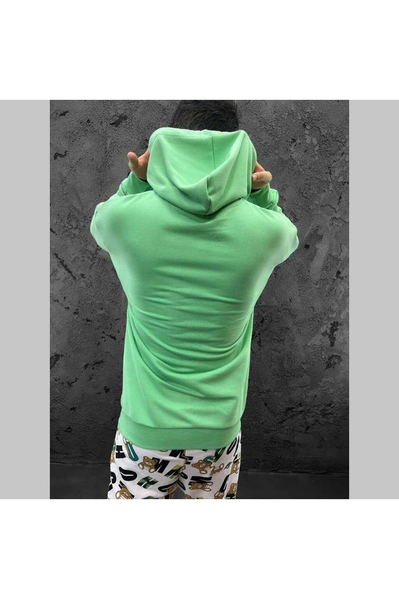 Mens Sweatshirt - Gangsta Snoopy - Green