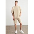 Mens Short Track Suit - Comfort Fit - Beige