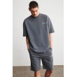 Mens Short Track Suit - Comfort Fit - Gray