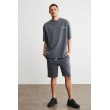 Mens Short Track Suit - Comfort Fit - Gray