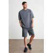 Mens Short Track Suit - Comfort Fit - Gray