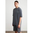Mens Short Track Suit - Comfort Fit - Gray