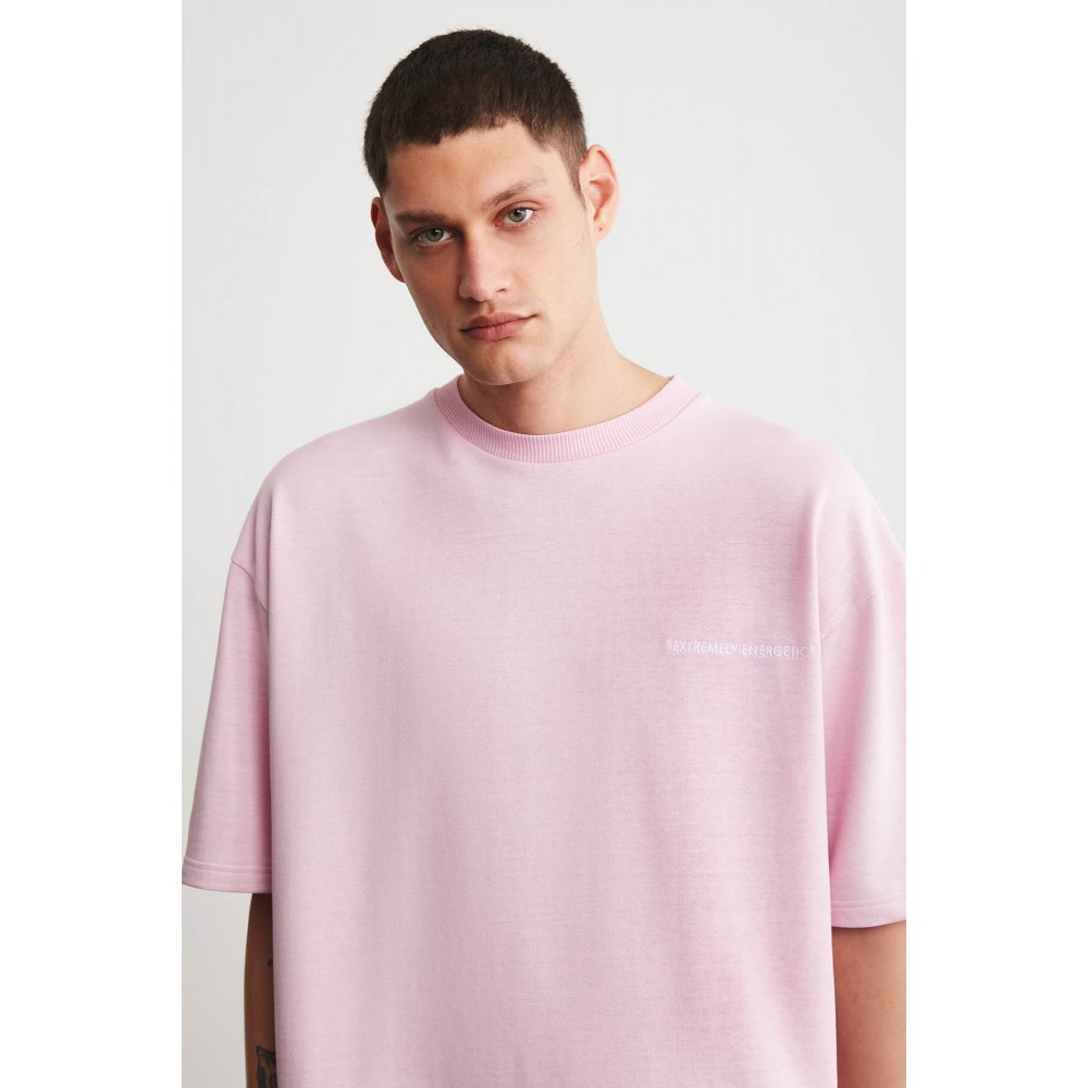 Mens Short Track Suit - Comfort Fit - Pink