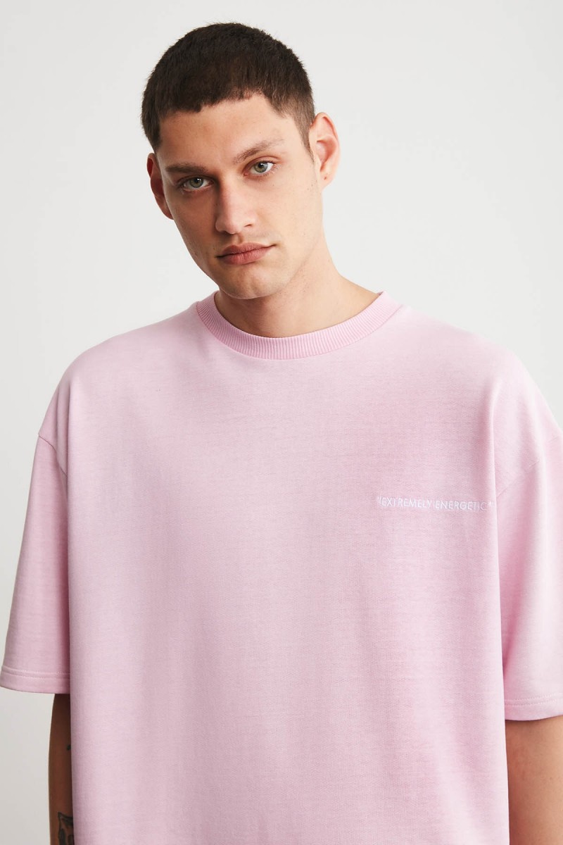 Mens Short Track Suit - Comfort Fit - Pink