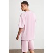 Mens Short Track Suit - Comfort Fit - Pink