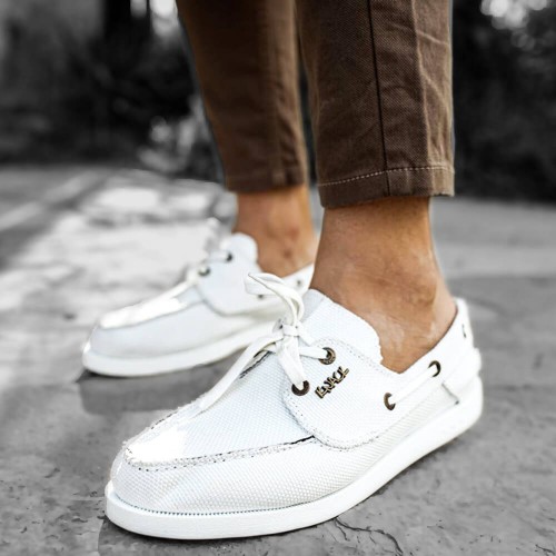 Mens Sneakers - White - 008