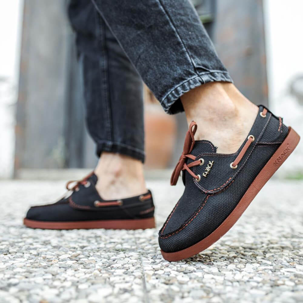 Mens Sneakers - Tan Black - 008