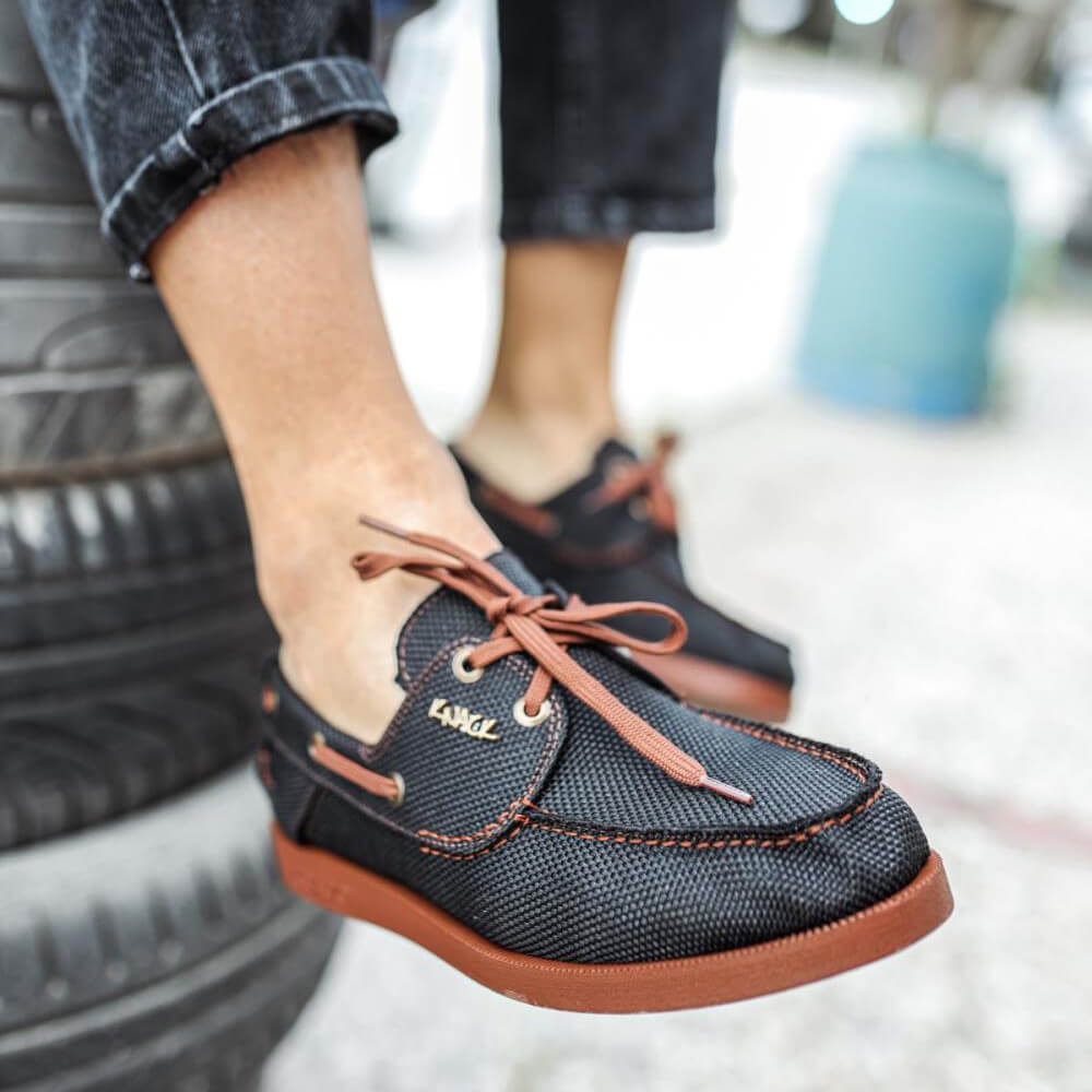 Mens Sneakers - Tan Black - 008