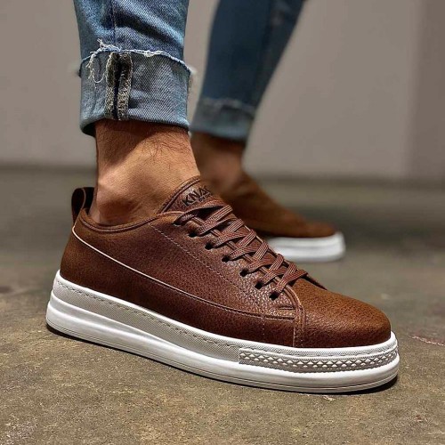 Mens Sneakers - Tan - 010