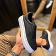 Mens Casual Shoes - Black White - 013