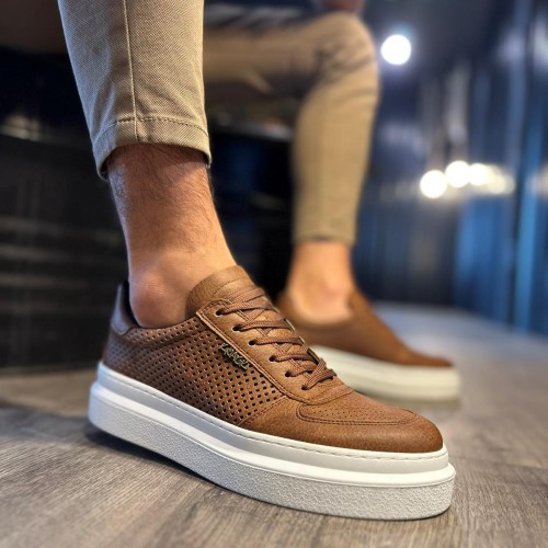 Mens Casual Shoes - Tan - 013
