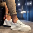 Mens Casual Shoes - White - 013