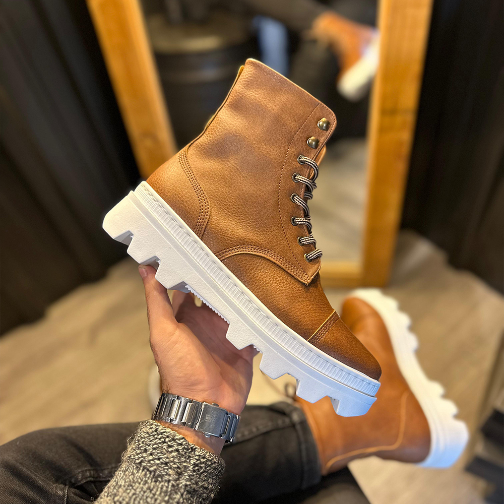 Mens Boots - Tan - 023