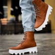 Mens Boots - Tan - 023