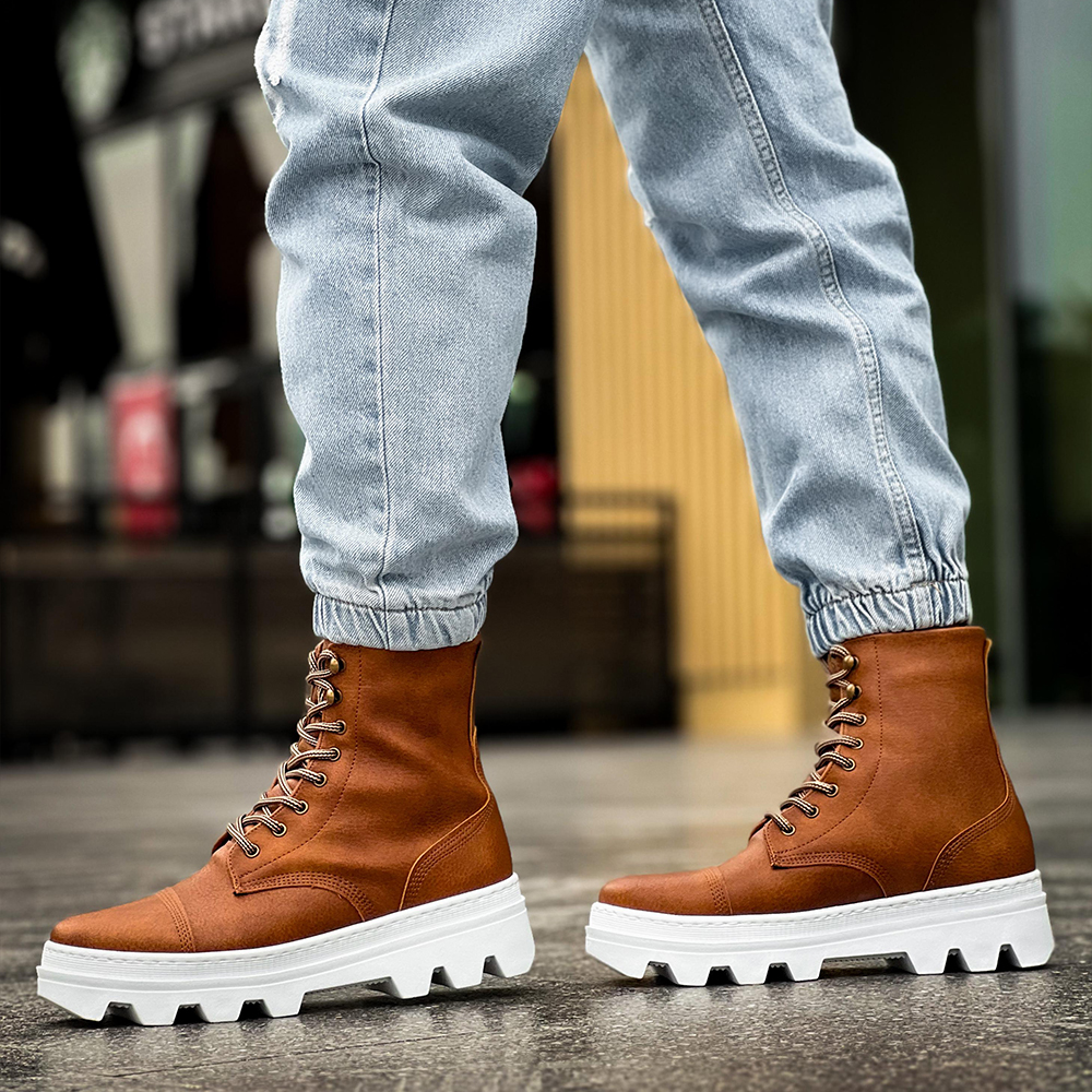 Mens Boots - Tan - 023
