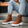Mens Boots - Tan - 023