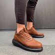 Mens Sneakers - Tan Black - 040