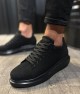 Mens Sneakers - Black Suede - 044