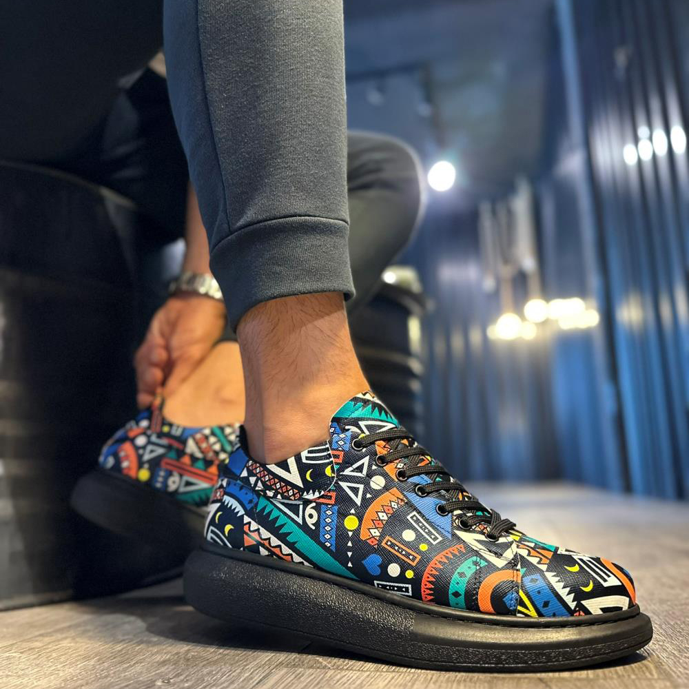Mens Sneakers - Black - 046