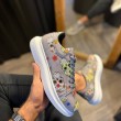 Mens Sneakers - Gray Skull - 046