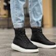 Men’s Boots - Black White - Sandor