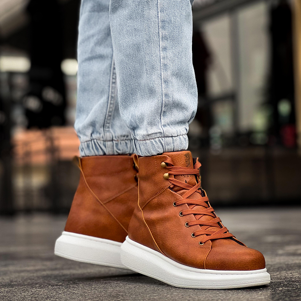 Mens Boots - Tan - Sandor
