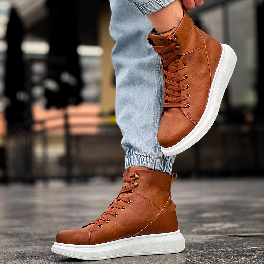 Mens Boots - Tan - Sandor