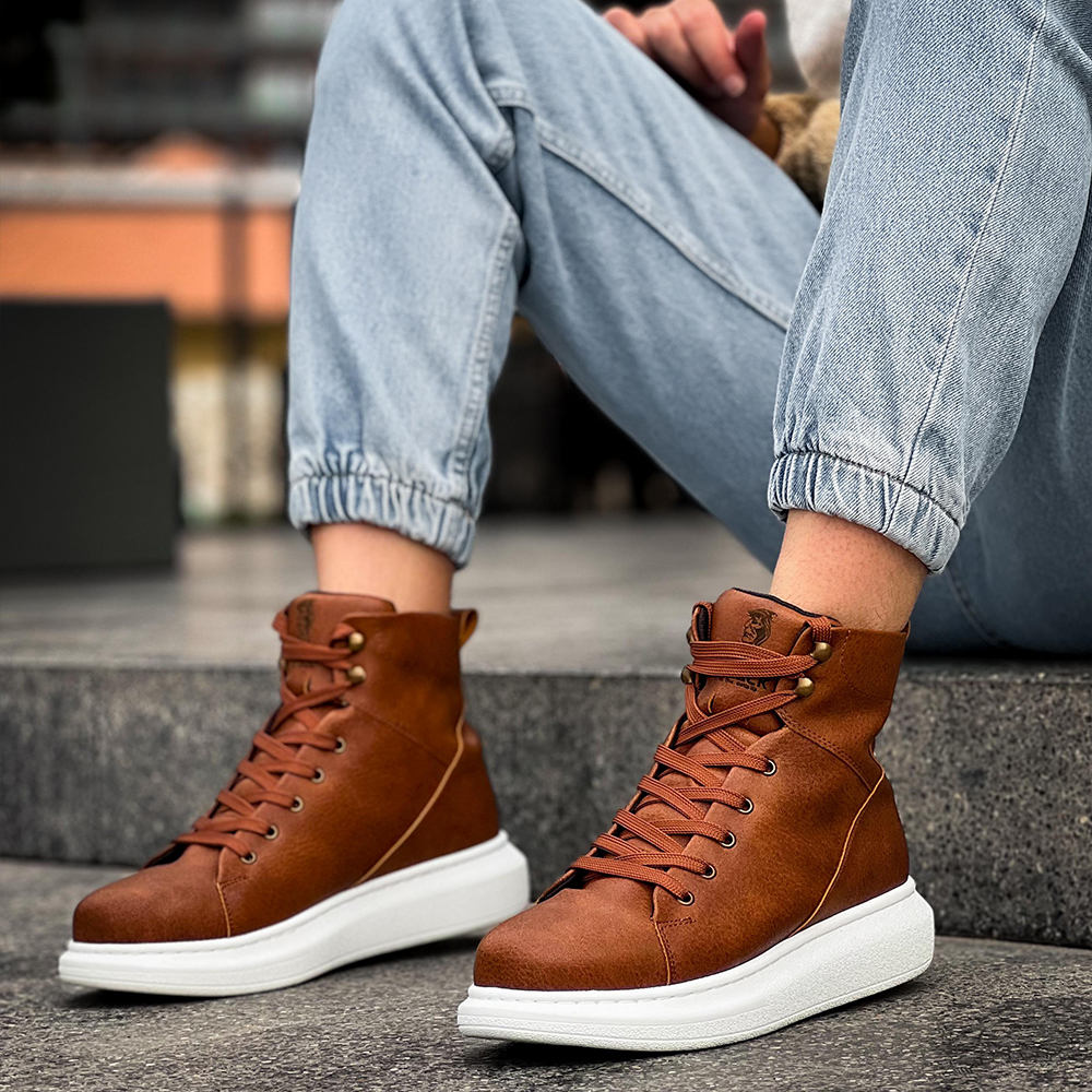Mens Boots - Tan - Sandor