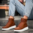 Mens Boots - Tan - Sandor