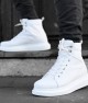 Men's High Top Sneakers - White - Sandor