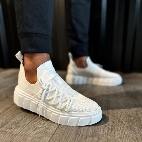 Mens Sneakers - White - 1025