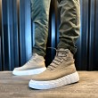 Men’s Boots - Beige Suede - 104
