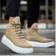 Men’s Boots - Beige Suede - 104