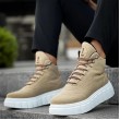 Men’s Boots - Beige Suede - 104