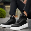 Men’s Boots - Black White - 104