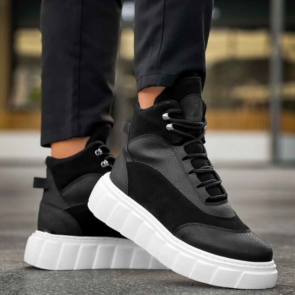 Men’s Boots - Black White - 104