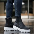 Men’s Boots - Black White - 113