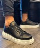 Mens Sneakers - Black White - 144