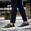 Mens Sneakers - Black White - 144