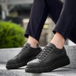 Mens Sneakers - Black - 144