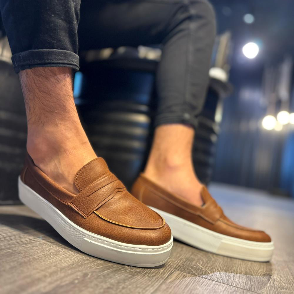 Mens Loafer - Tan - 400