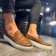 Mens Loafer - Tan - 400