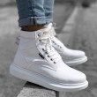 Mens Boots - White - 404