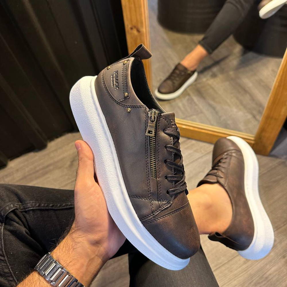 Mens Sneakers - Brown - 555