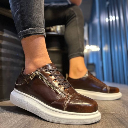 Mens Sneakers - Brown - 555 - 2