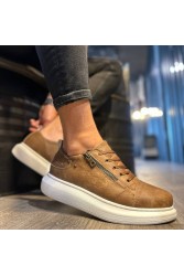 Mens Sneakers - Tan - 555 - 2